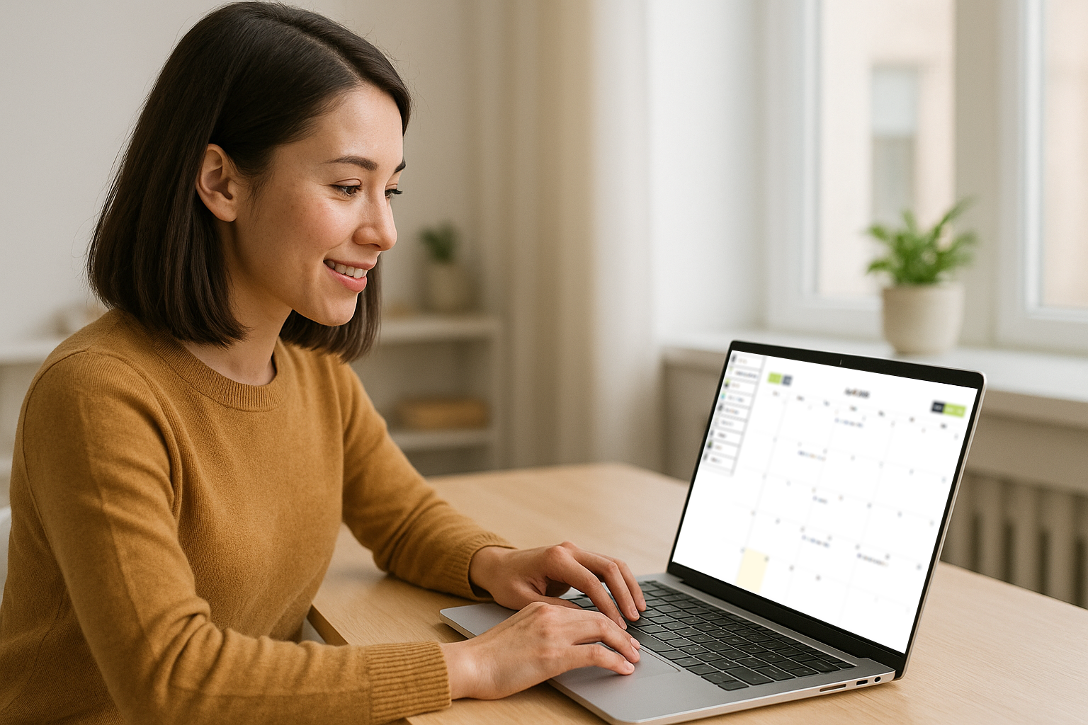Karen viewing her email campaign dashboard in DASH